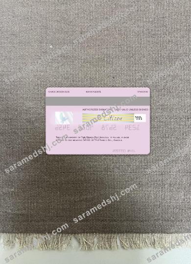 Angola Banco Sol visa card photolook back